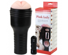 Baile Pink Lady — вагина-реалистик с 4-мя уровнями вибрации и внутренним рельефом