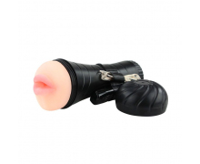 Baile Pink Mouth Vibrating — мастурбатор-ротик в тубе с вибрацией