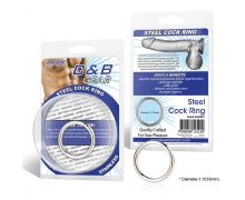 Steel Cock Ring — стальное эрекционное кольцо, ⌀3.5 см