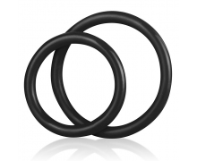 Набор силиконовых колец BlueLine Silicone Cock Ring Set, черные
