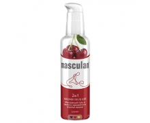 Masculan 2 in1 Massage Gel & Lube Cherry, 130 мл — гель на водной основе с ароматом и вкусом вишни