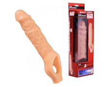 Really Ample Penis Enhancer — насадка, увеличивающая длину и диаметр пениса, с петлей на мошонку, +4 см в длину / +2 см в диаметре