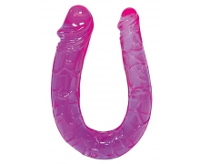 Фиолетовый анально-вагинальный фаллоимитатор