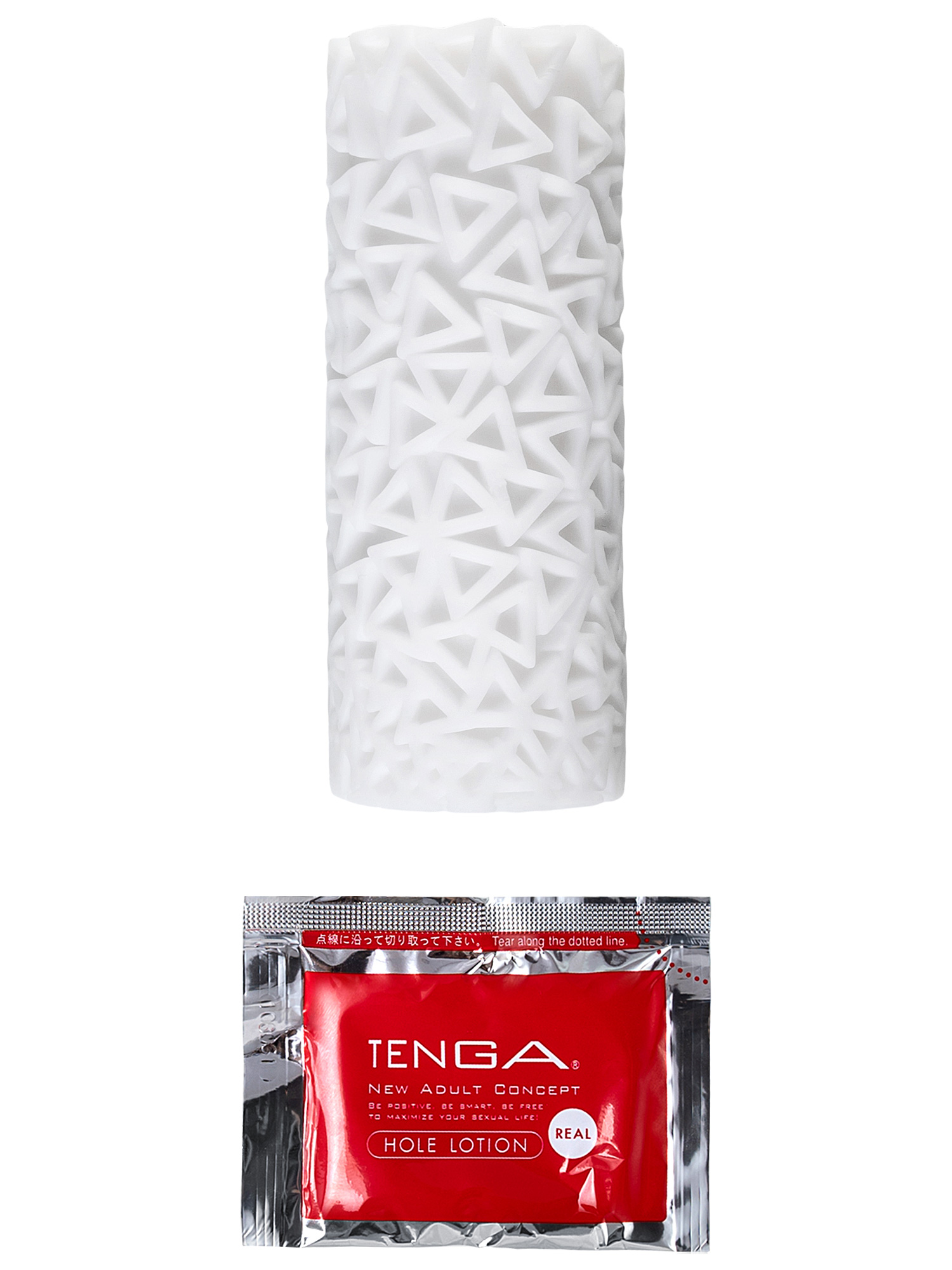 Мастурбатор Tenga 3D Zen, белый TNH-003 - Tenga - Не анатомические мастурбаторы - Купить