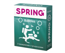 Презервативы с пупырышками Spring Bubbles, 3 шт.