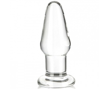 Стеклянная анальная пробка Glas 3.5" Glass Butt Plug