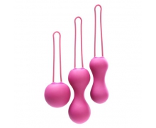 Ami Kegel Balls Fuschia — набор розовых вагинальных шариков