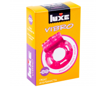 Презерватив + эрекционное виброкольцо Luxe Vibro «Ужас Альпиниста»