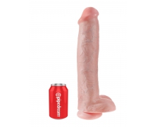 Фаллоимитатор Pipedream King Cock 15" Cock with Balls, телесный