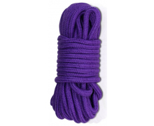 Верёвка для любовных игр Bondage Rope, фиолетовая