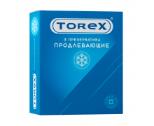 Презервативы с пролонгирующим эффектом Torex Продлевающие, 3 шт.