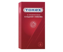 Презервативы с ароматом клубники Torex Сладкая Любовь, 12 шт.