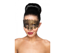 Золотистая карнавальная маска «Каус»