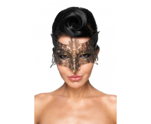 Золотистая карнавальная маска «Шератан»