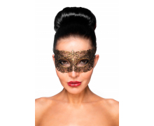 Золотистая карнавальная маска «Альтаир»