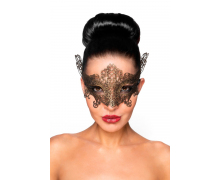 Золотистая карнавальная маска «Ахернар»