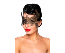 Золотистая карнавальная маска «Турайс»