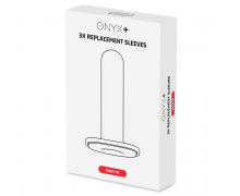 Kiiroo 3X Replacement Sleeves Tight Fit — набор из 3 узких сменных рукавов для мастурбатора Onyx