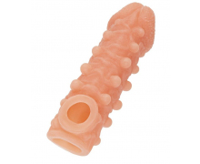 Закрытая насадка с шариками Kokos Cock Sleeve 10, размер S