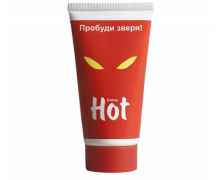 Возбуждающая гель-смазка с женьшенем Hot, 50 мл