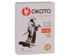 Ультратонкие презервативы Sitabella condoms Okoto Ultra Thin, 3 шт