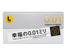 Полиуретановые презервативы Sagami Original L-size, 5 шт.