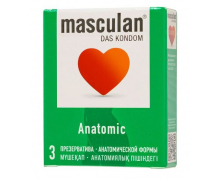 Презервативы анатомической формы Masculan Anatomic, 3 шт