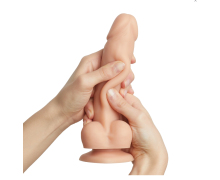 Фаллоимитатор с подвижной кожей Realistic Dildo, XXL