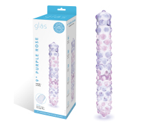 Фаллоимитатор с массажными точками Glas 9" Purple Rose