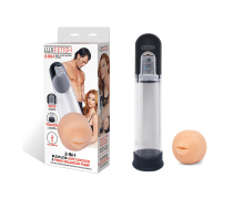 Автоматическая вакуумная помпа 2-in-1 Blowjob Auto Sucker & Penis Enlarger Pump