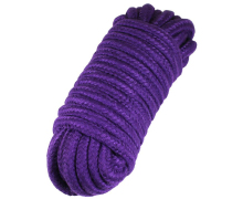 Верёвка для бондажа и декоративной вязки, фиолетовая