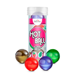 Ароматизированный лубрикант на масляной основе Hot Ball Mix, 12 г