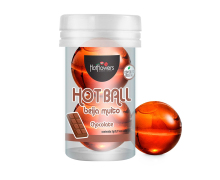 Лубрикант на масляной основе с ароматом шоколада Hot Ball Beija Muito, 6 г