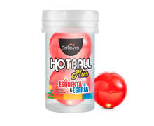 Лубрикант на масляной основе с охлаждающе-разогревающим эффектом Hot Ball Plus, 6 г