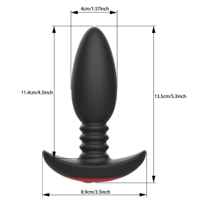Анальная вибропробка с пультом ДУ Anal Vibrator