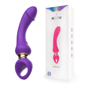 Изогнутый вибромассажер Moon Vibrator, фиолетовый