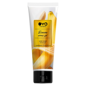 Лубрикант на водной основе с ароматом банана Aroma Gel Banana, 75 мл