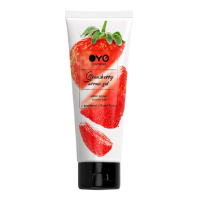 Лубрикант на водной основе с ароматом малины с ароматом клубники Aroma Gel Strawberry, 75 мл