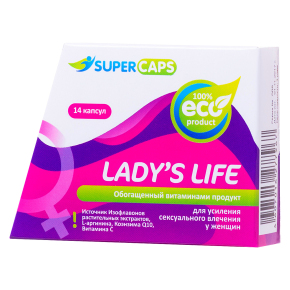 Возбуждающие капсулы для женщин SuperCaps Lady's Life, 14 капсул / 0.35 г