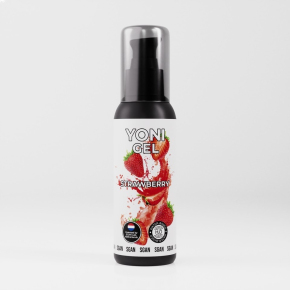 Лубрикант для орального секса со вкусом клубники Yoni Gel, 100 мл