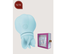 Стимулятор клитора с 5 насадками Caress