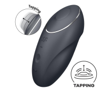 Вибростимулятор Satisfyer Tap & Climax 1, серый