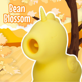 Клиторальный вибромассажер с подвижным язычком Bean Blossom