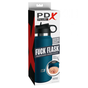 Мастурбатор-вагина в колбе PDX Plus F*ck Flask