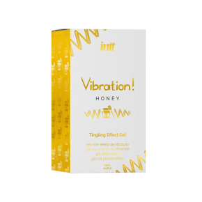 Увлажняющий гель жидкий вибратор Vibration Honey, 15 мл