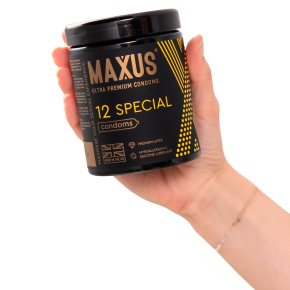 Презервативы с точками и рёбрами Maxus Special, 12 шт.