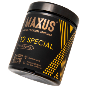 Презервативы с точками и рёбрами Maxus Special, 12 шт.