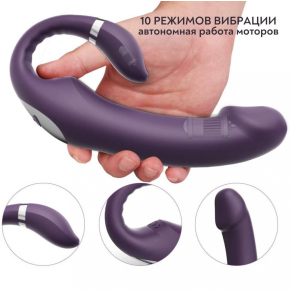 Вибратор с клиторальным отростком