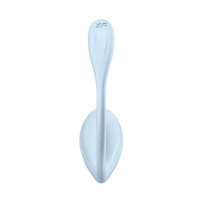 Виброяйцо Satisfyer Smooth Petal, голубое