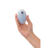 Вакуум-волновой стимулятор клитора с вибрацией Satisfyer Cutie Ghost, голубой